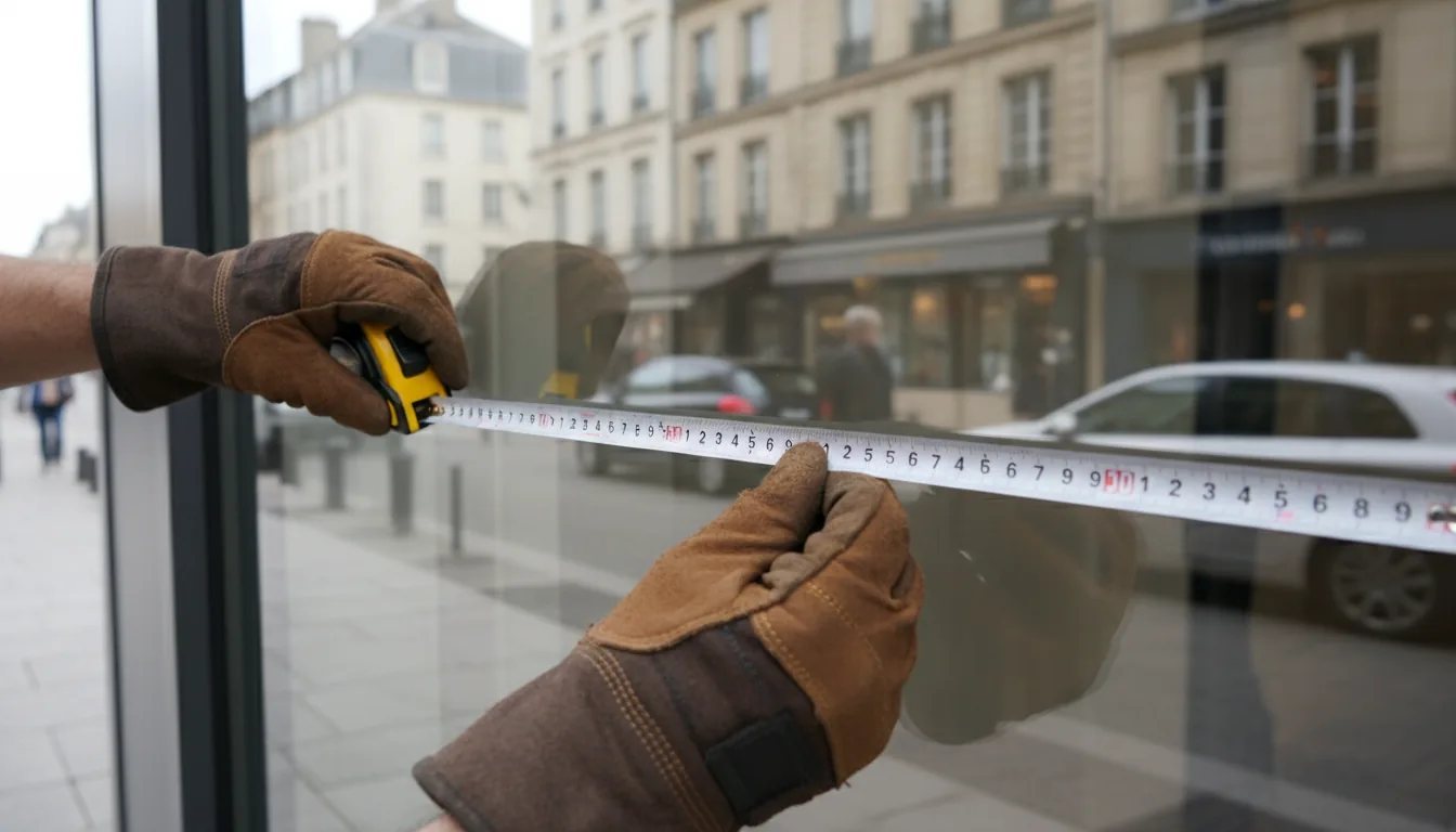 Notre vitrier en intervention à Antony