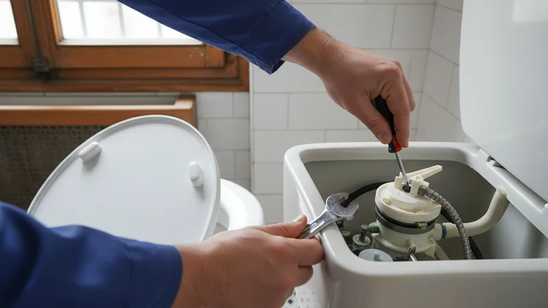 Chasse d'eau qui fuit : réparer et arrêter le gaspillage