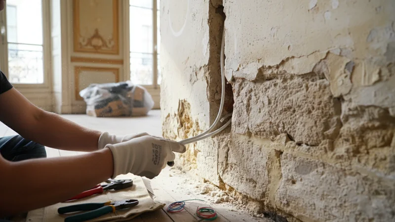 Rénovation électrique d'un logement ancien